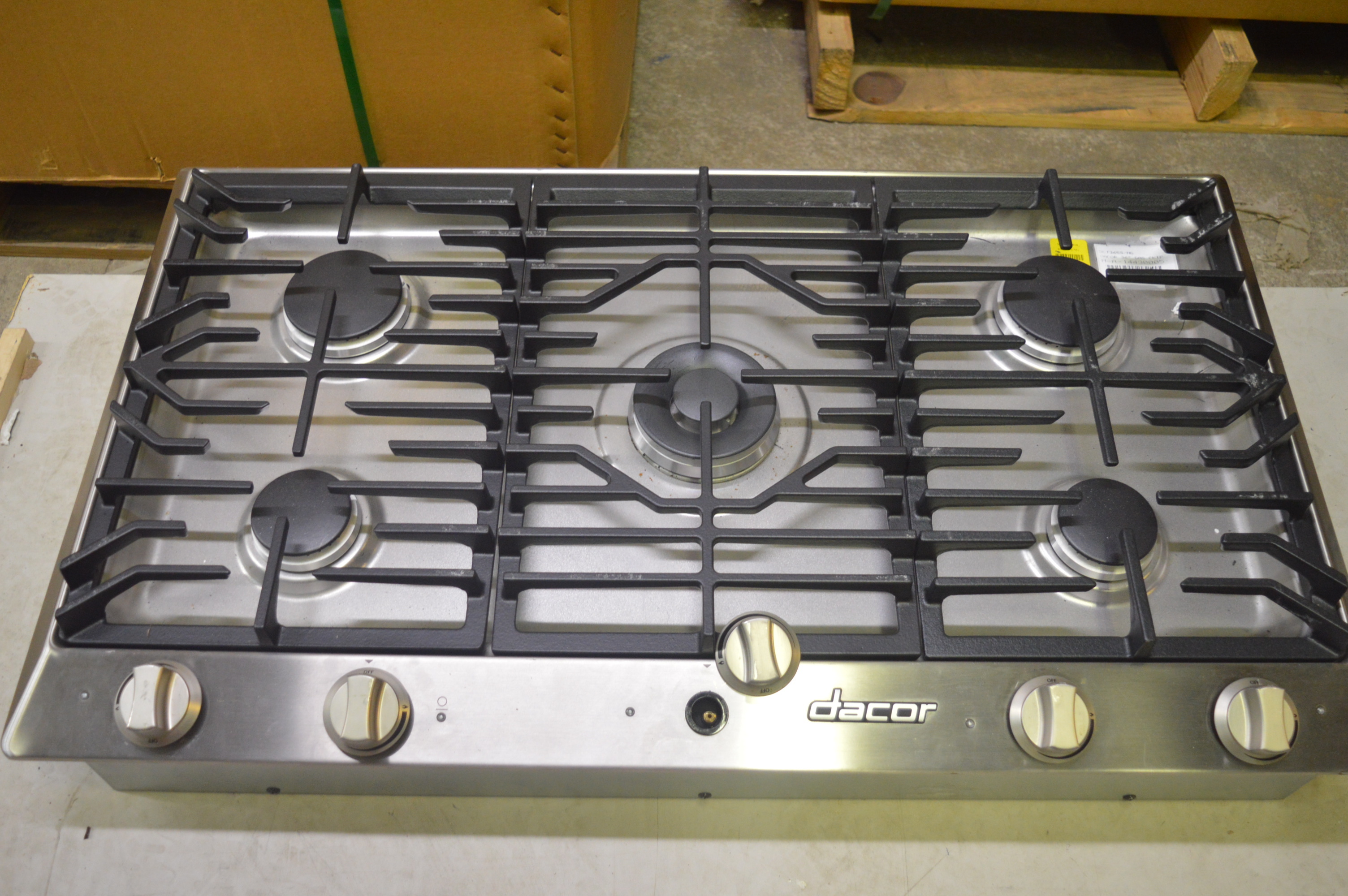 Dacor Dct365sng 36 Stainless Gas Cooktop W 5 Sealed Burner