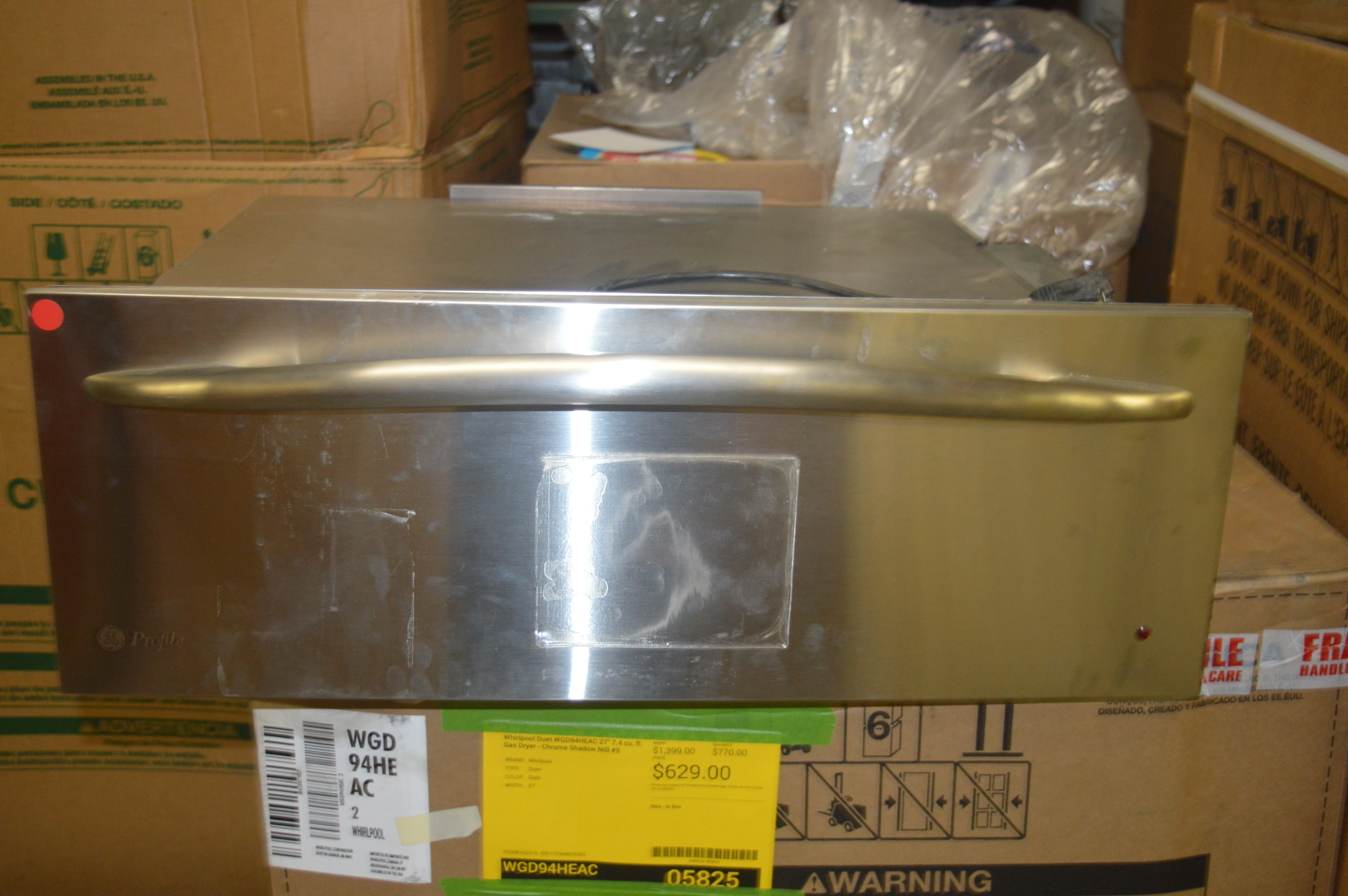 GE PTD915SMSS Profile 30 Stainless Steel Electric Warming Drawer