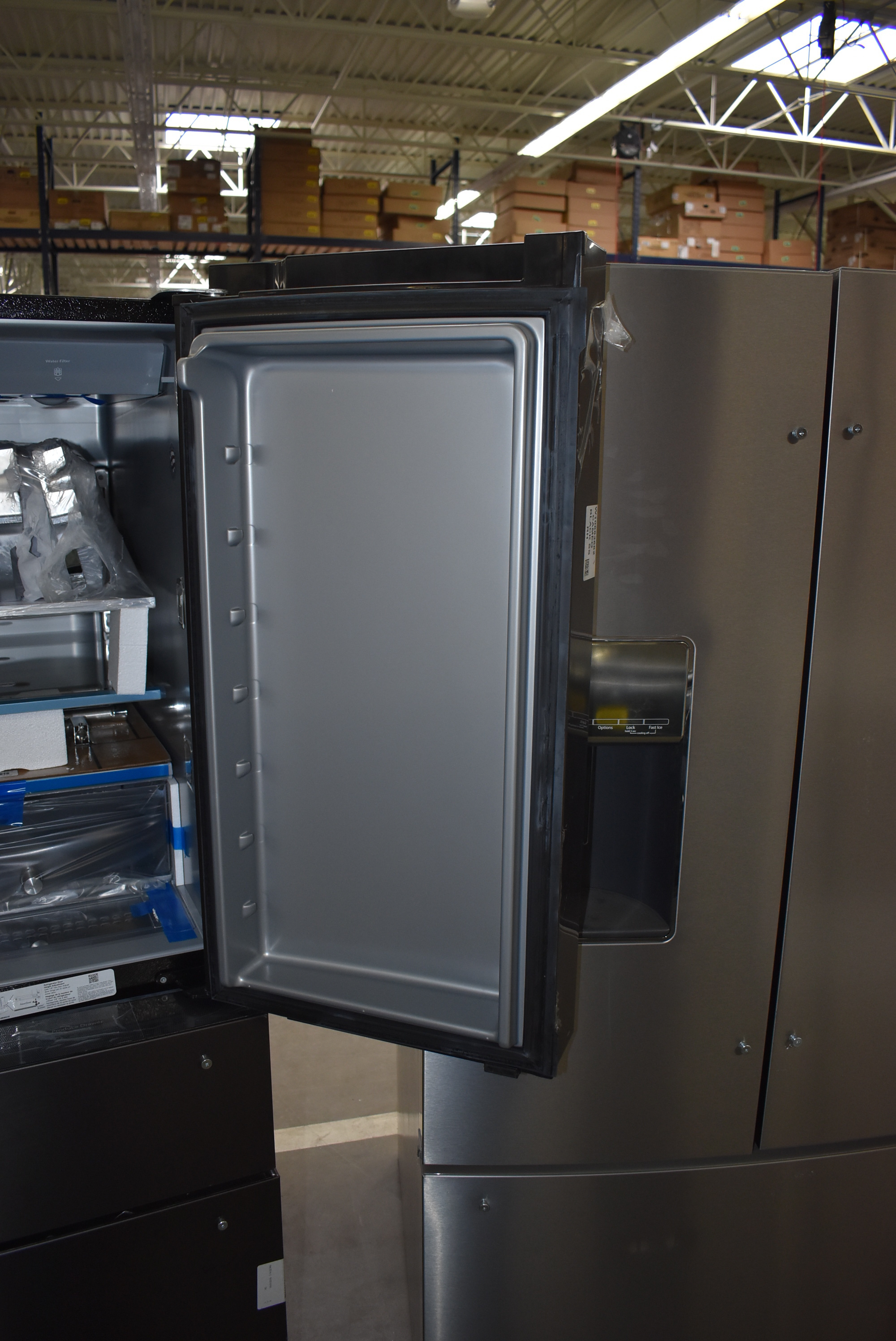 KitchenAid KRMF706EBS 36" Black Stainless FrenchDoor Refrigerator NOB