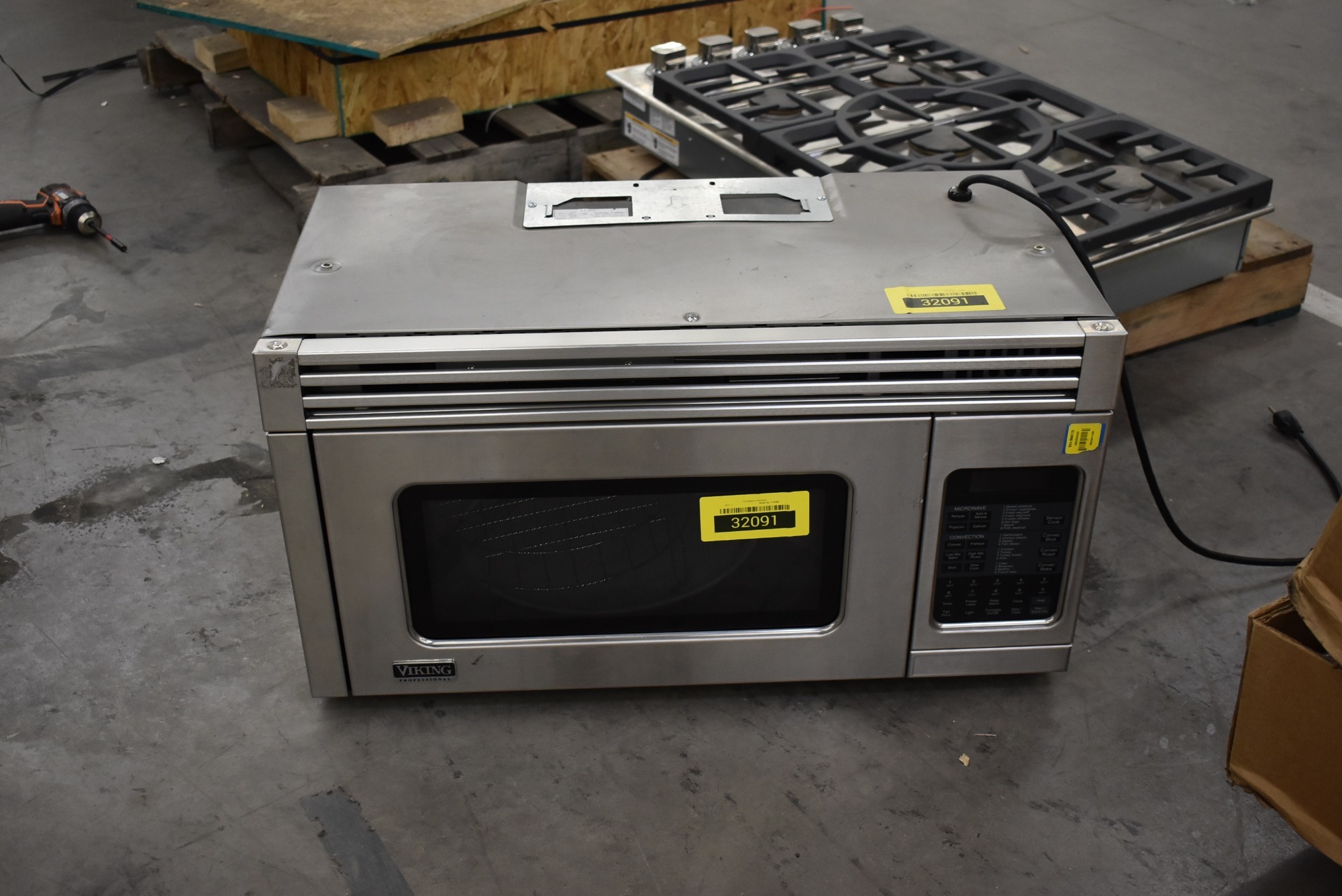 Viking Vmor205ss 30 Stainless Over The Range Microwave Nob
