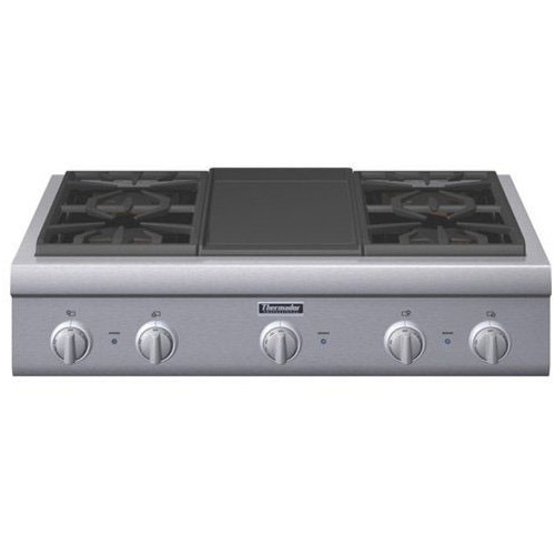 Thermador Pcg364gd 36 Stainless Pro Style Gas Rangetop Nob