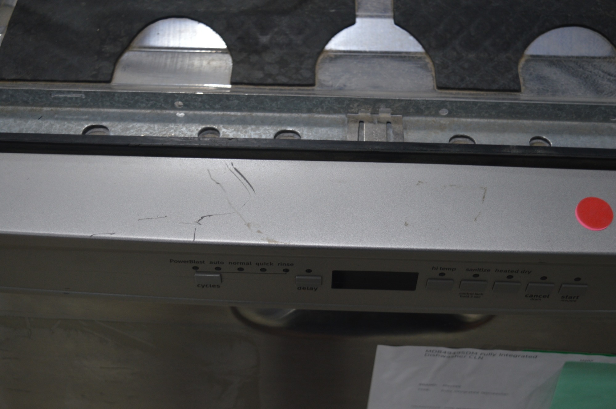 Maytag Mdb4949sdm 24 Stainless Fully Integrated Dishwasher Nob