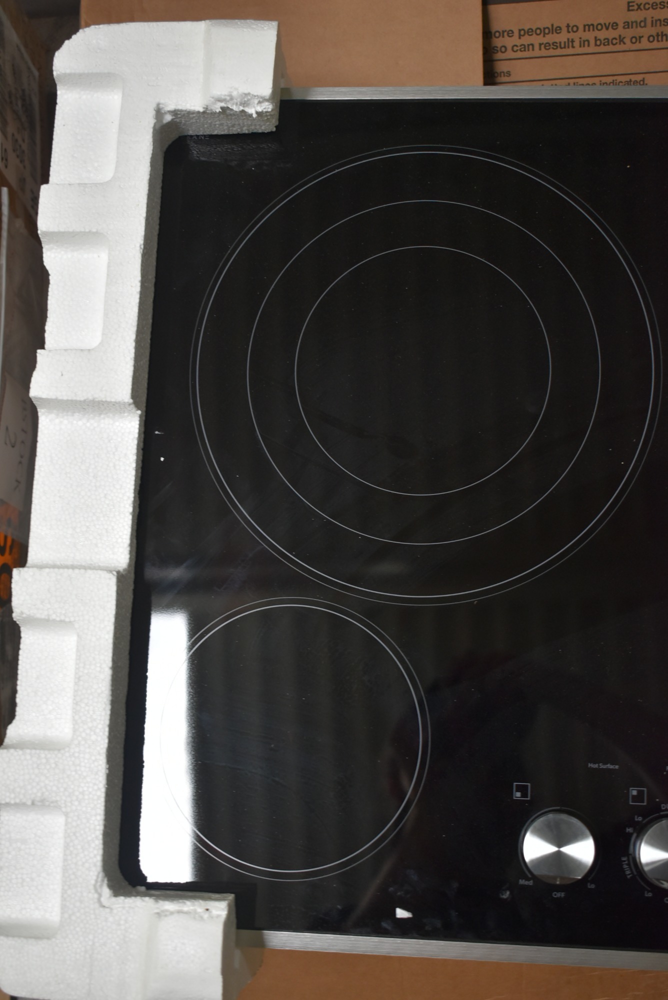 Jenn Air Jec3536bs 36 Stainless 5 Element Electric Cooktop Nob