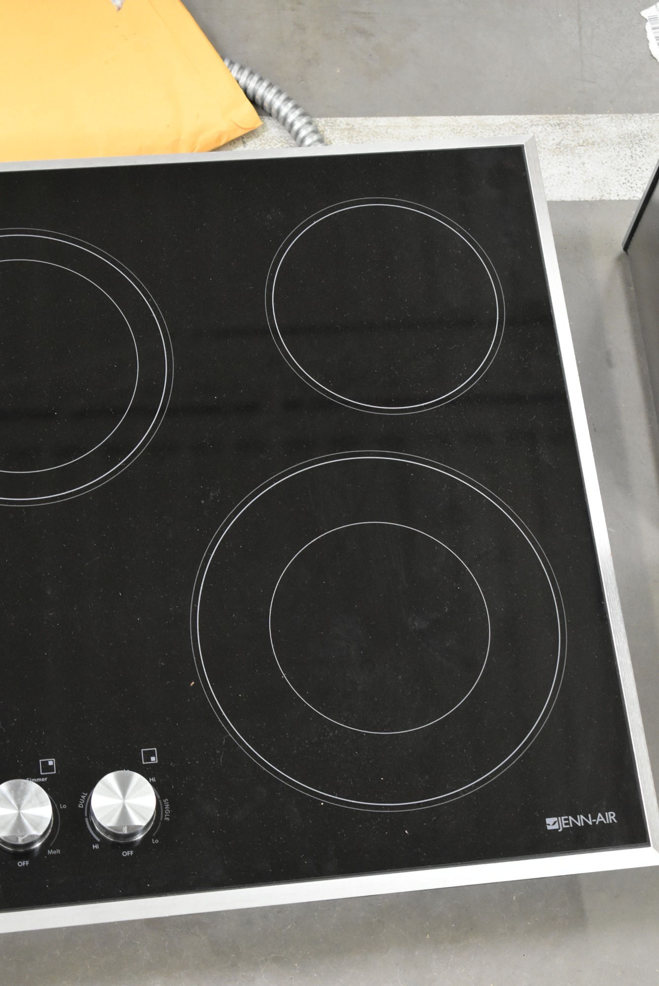 Jenn Air Jec3536bs 36 Stainless 5 Element Electric Cooktop Nob