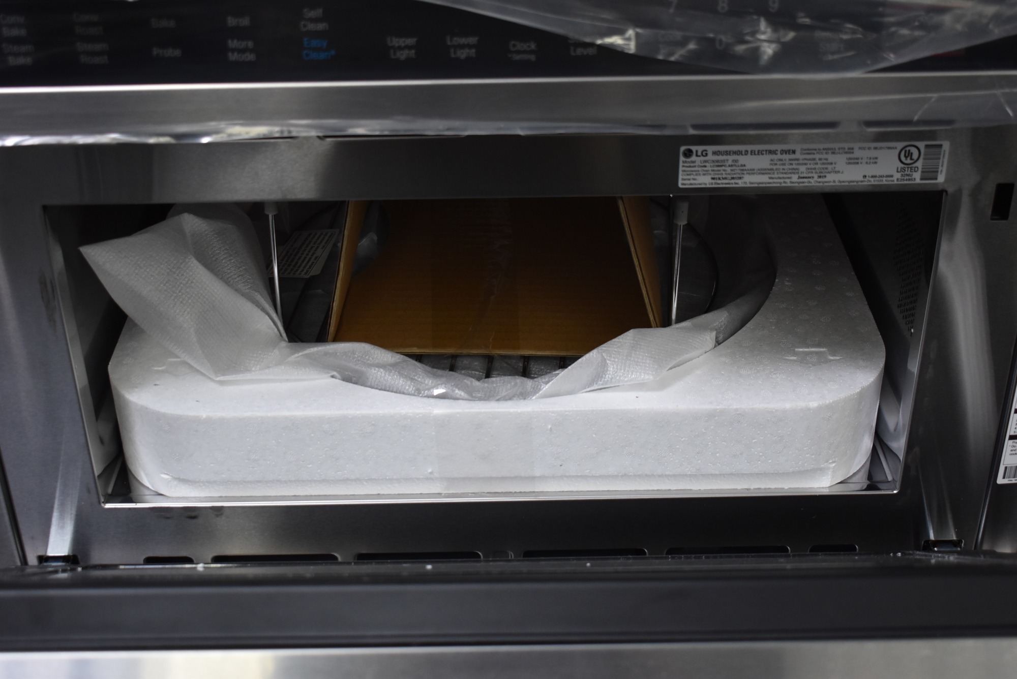 Lg Lwc3063st 30 Stainless Microwave Oven Combo Wall Oven Nob