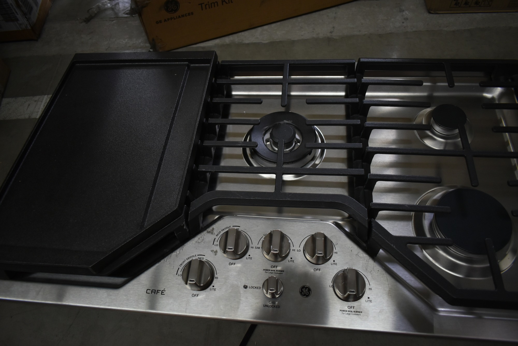 Ge Cafe Cgp9536slss 36 Stainless Gas Cooktop Nob 45684 Hrt