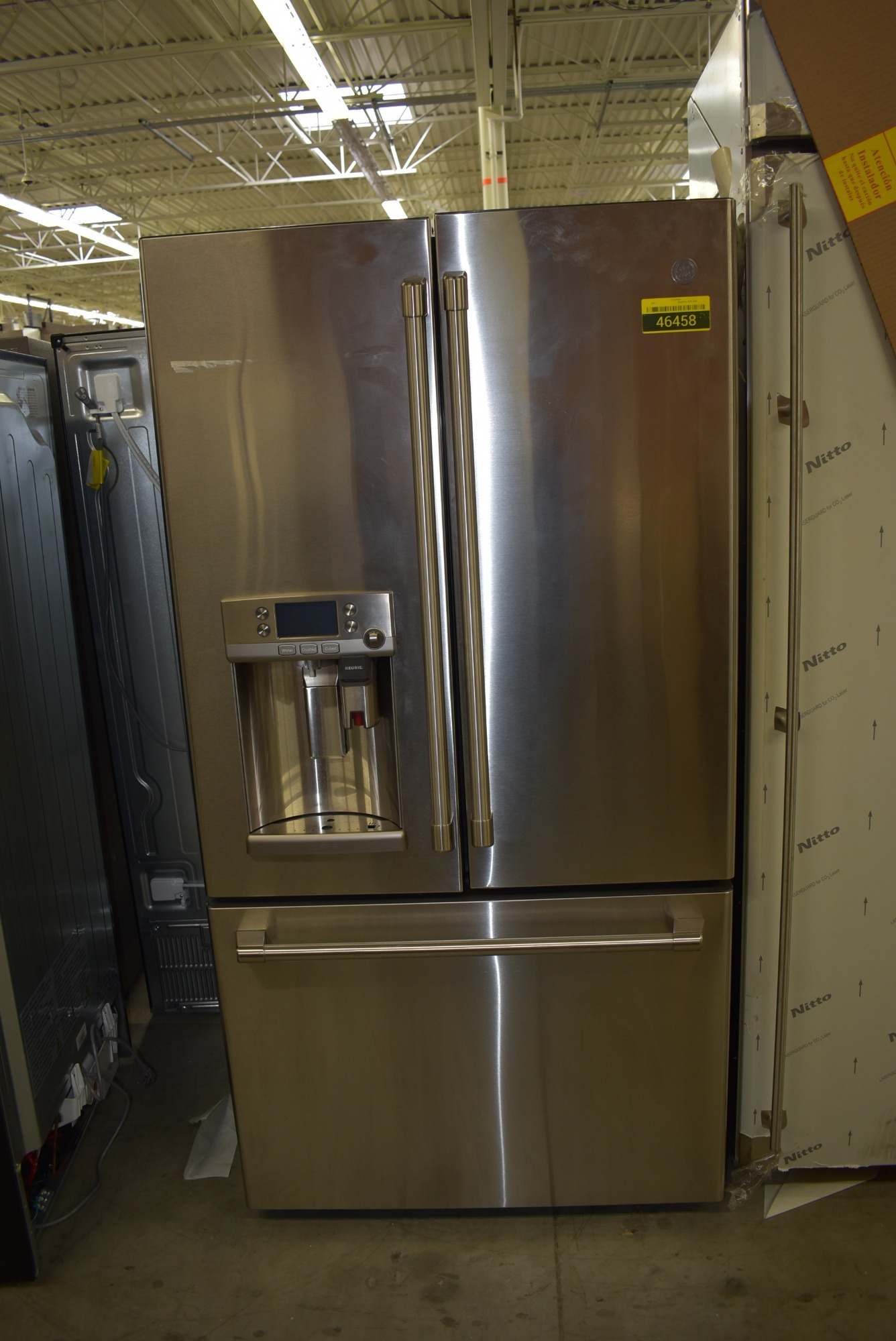 Ge Cafe Cye22ushss 36 Stainless French Door Refrigerator Cd Nob