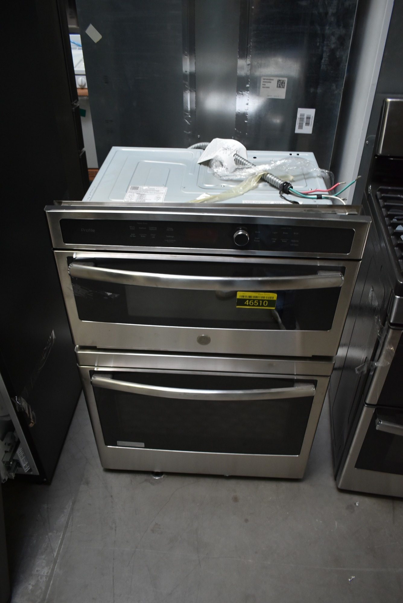 Ge Pt7800shss 30 Stainless Microwave Oven Combo Wall Oven