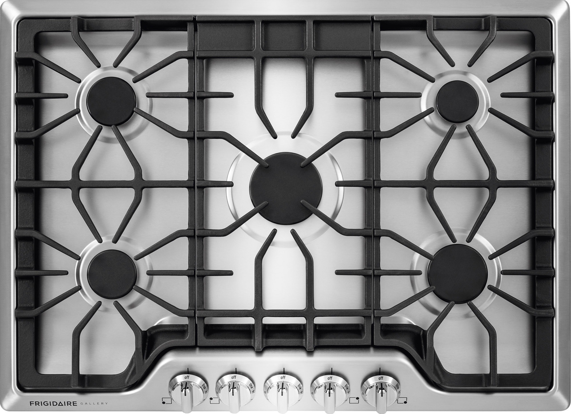 Frigidaire Fggc3047qs 30 Stainless 5 Burner Gas Cooktop Nob