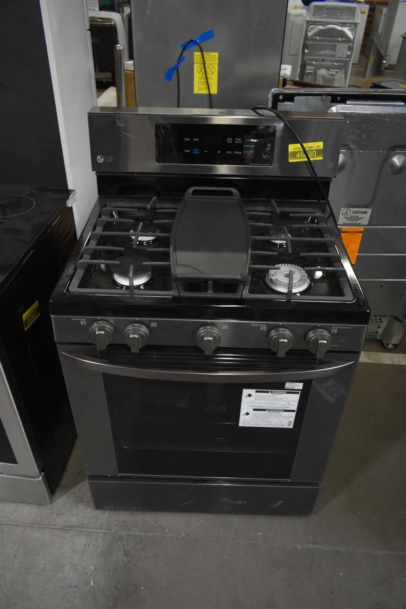 Lg Lrg3061bd 30 Black Stainless Freestanding Gas Range Nob