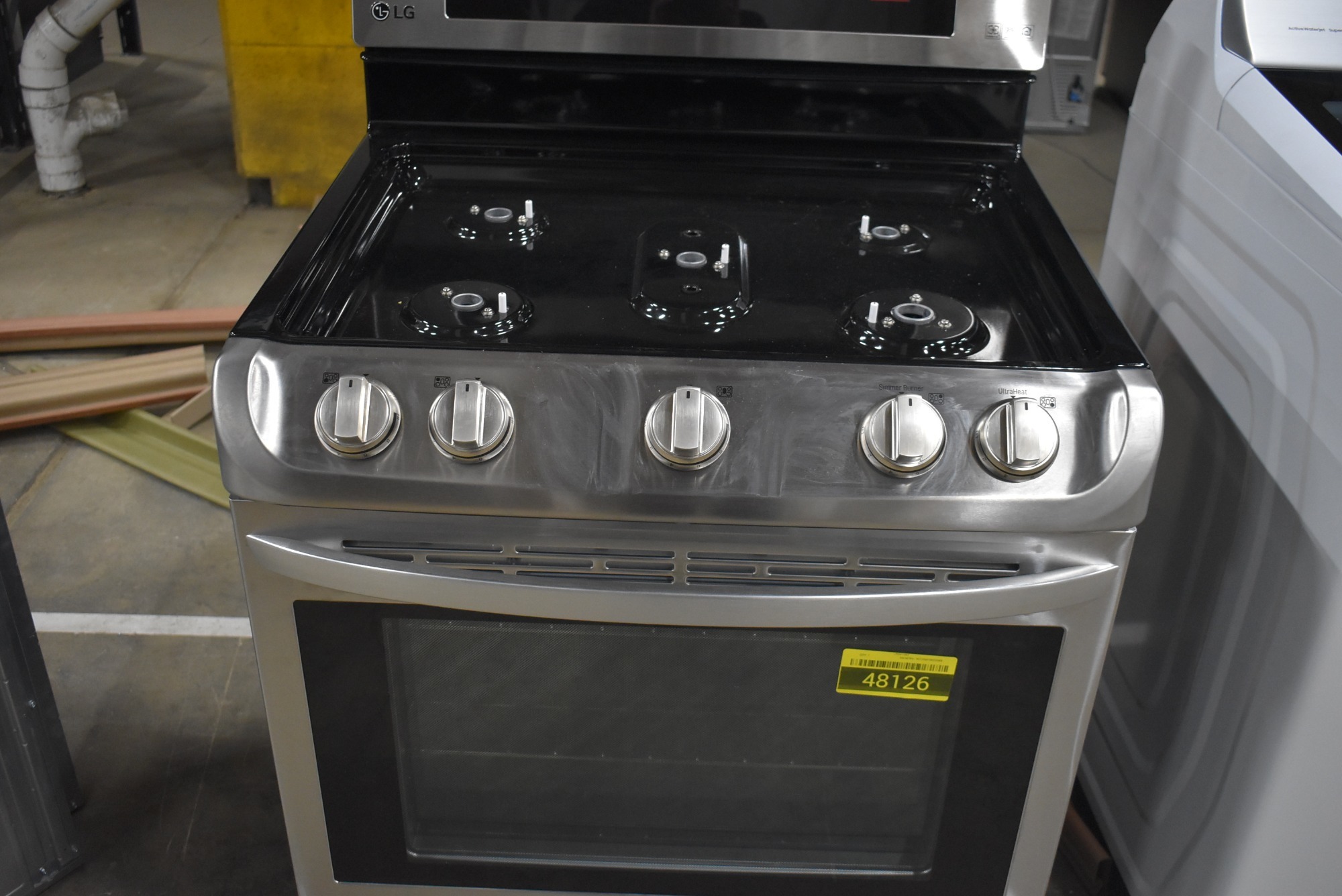 Lg Lrg4115st 30 Stainless Freestanding Gas Range Nob 48126 Mad