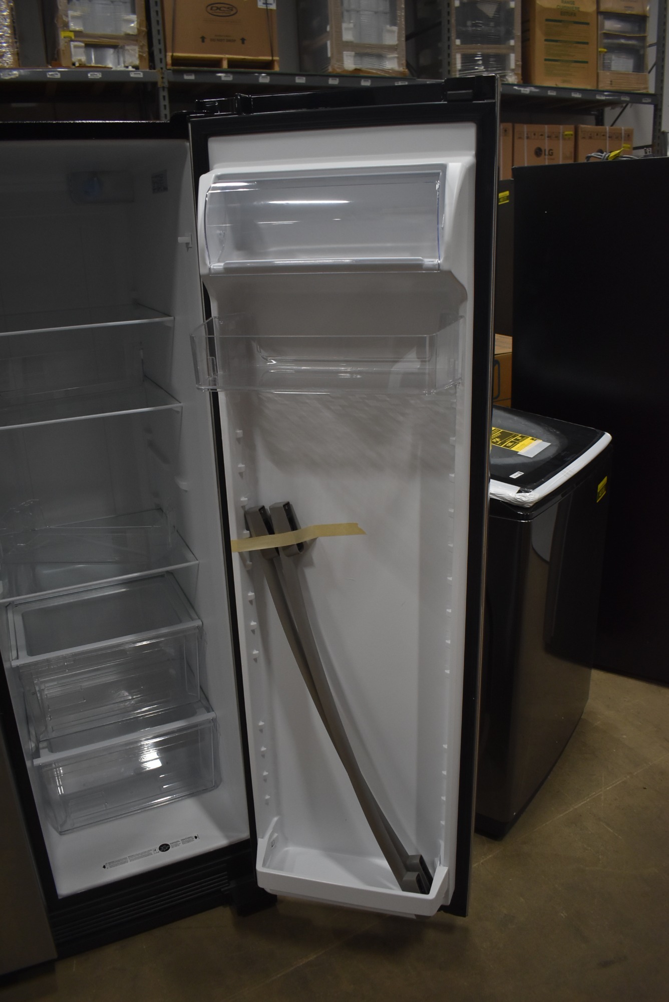 Amana Asi2575grs 36 Stainless Side By Side Refrigerator Nob