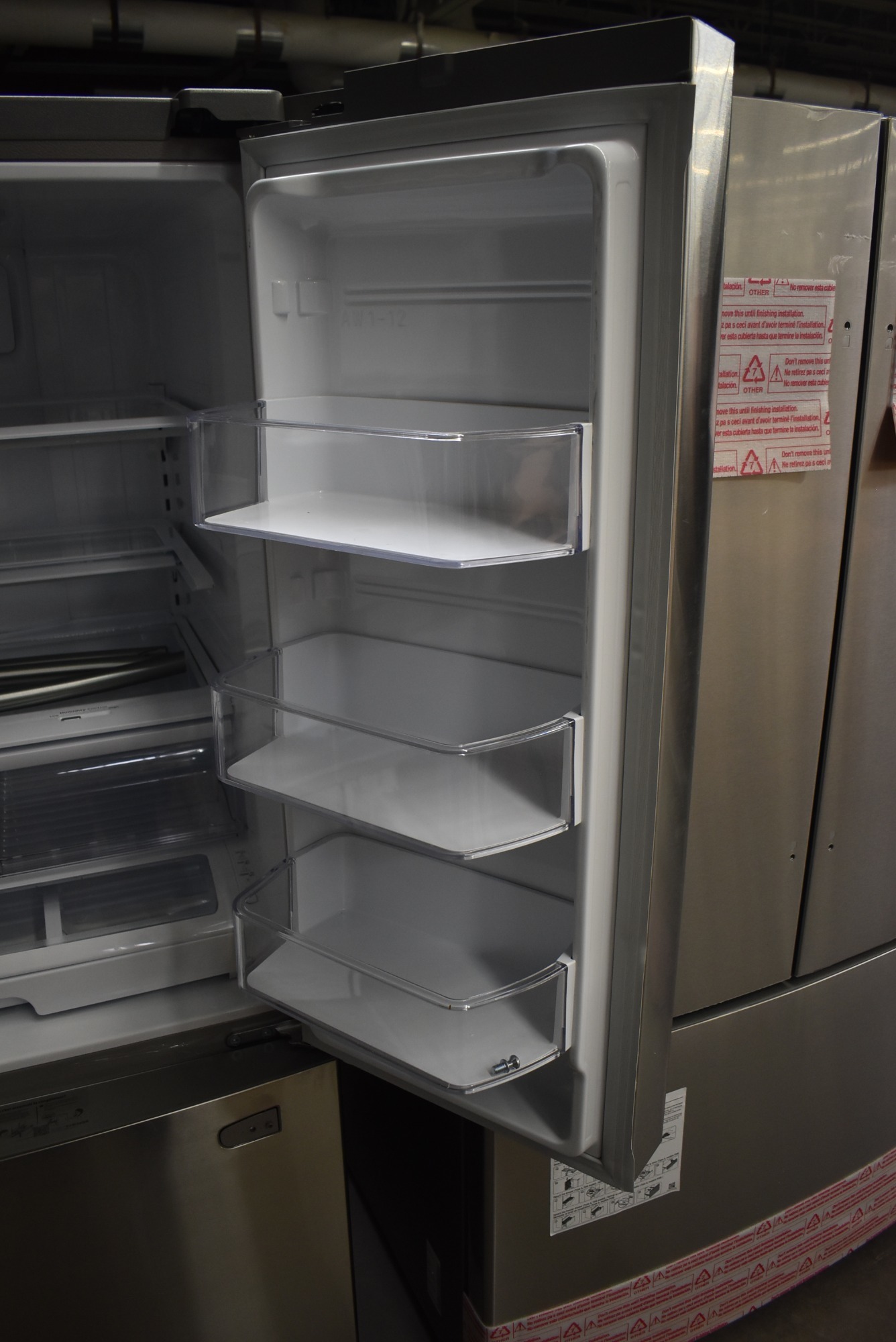 Samsung Rf263teaesr 36 Stainless French Door Refrigerator Nob