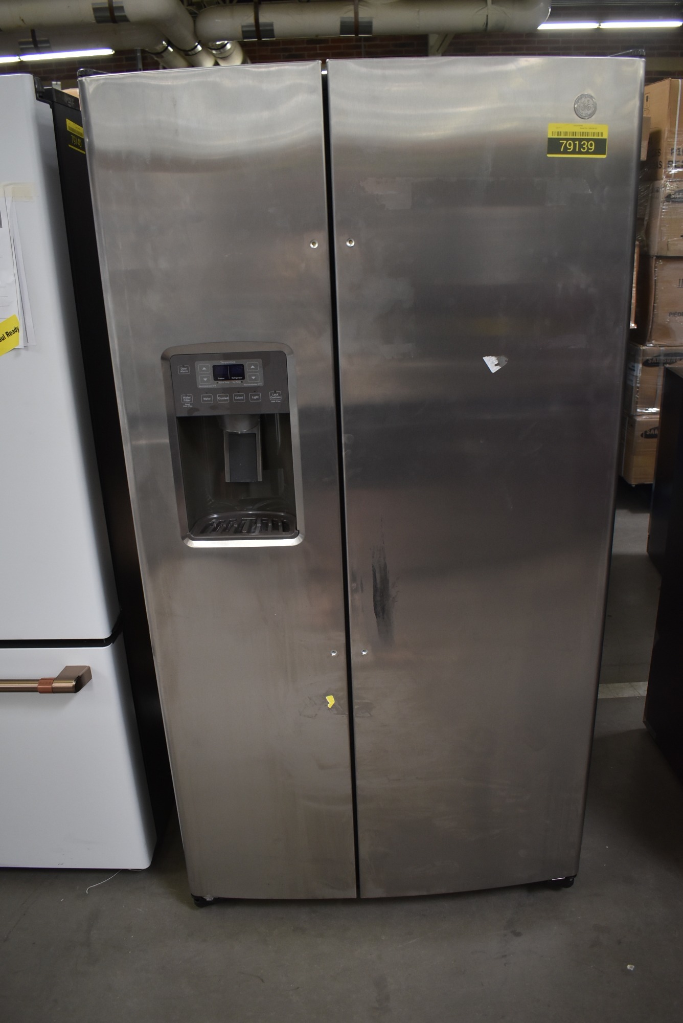 GE GSE25GSHSS 36" Stainless SidebySide Refrigerator NOB 79139 HRT eBay