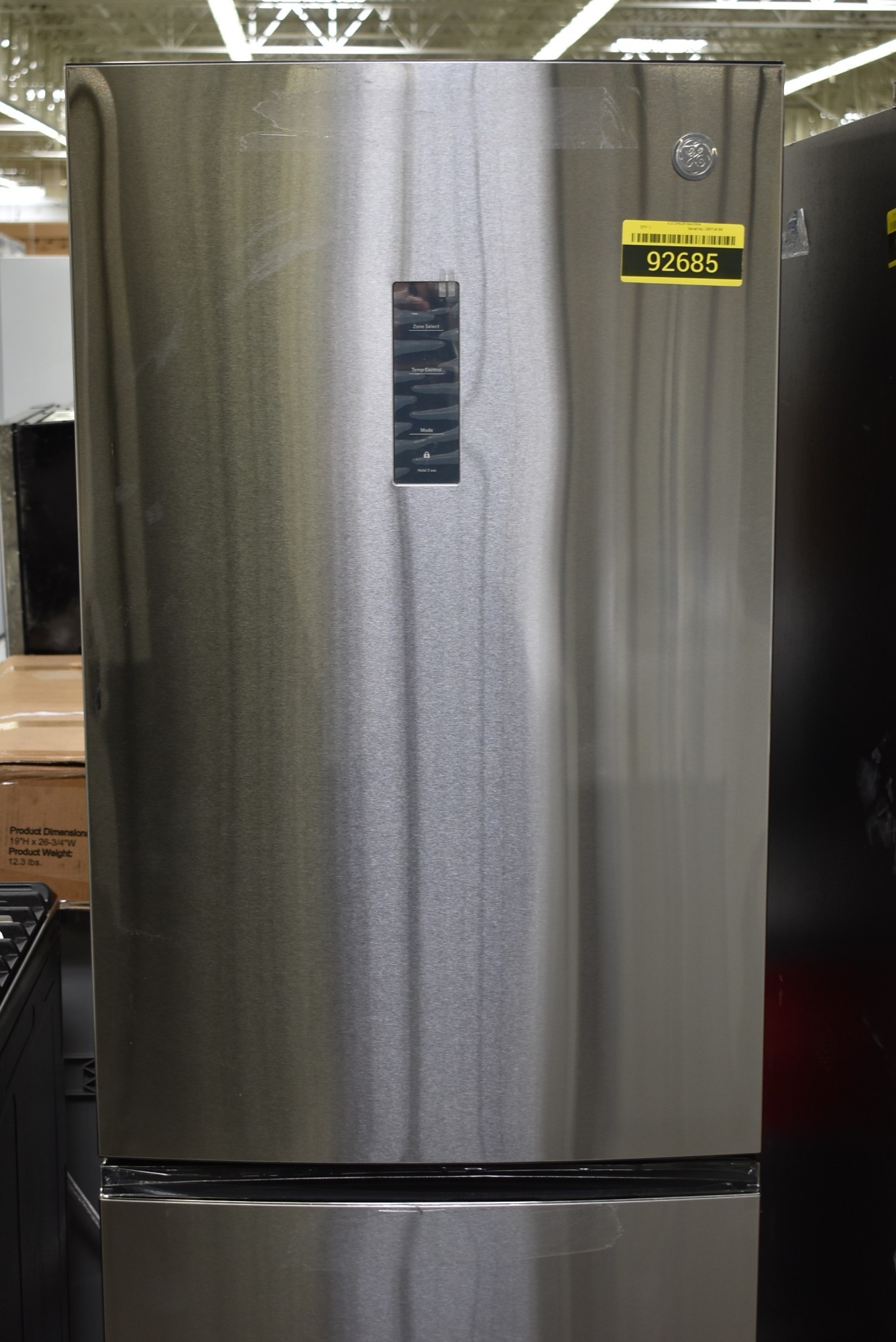 GE GLE12HSLSS 24" Stainless BottomFreezer Refrigerator NOB 92685 HRT