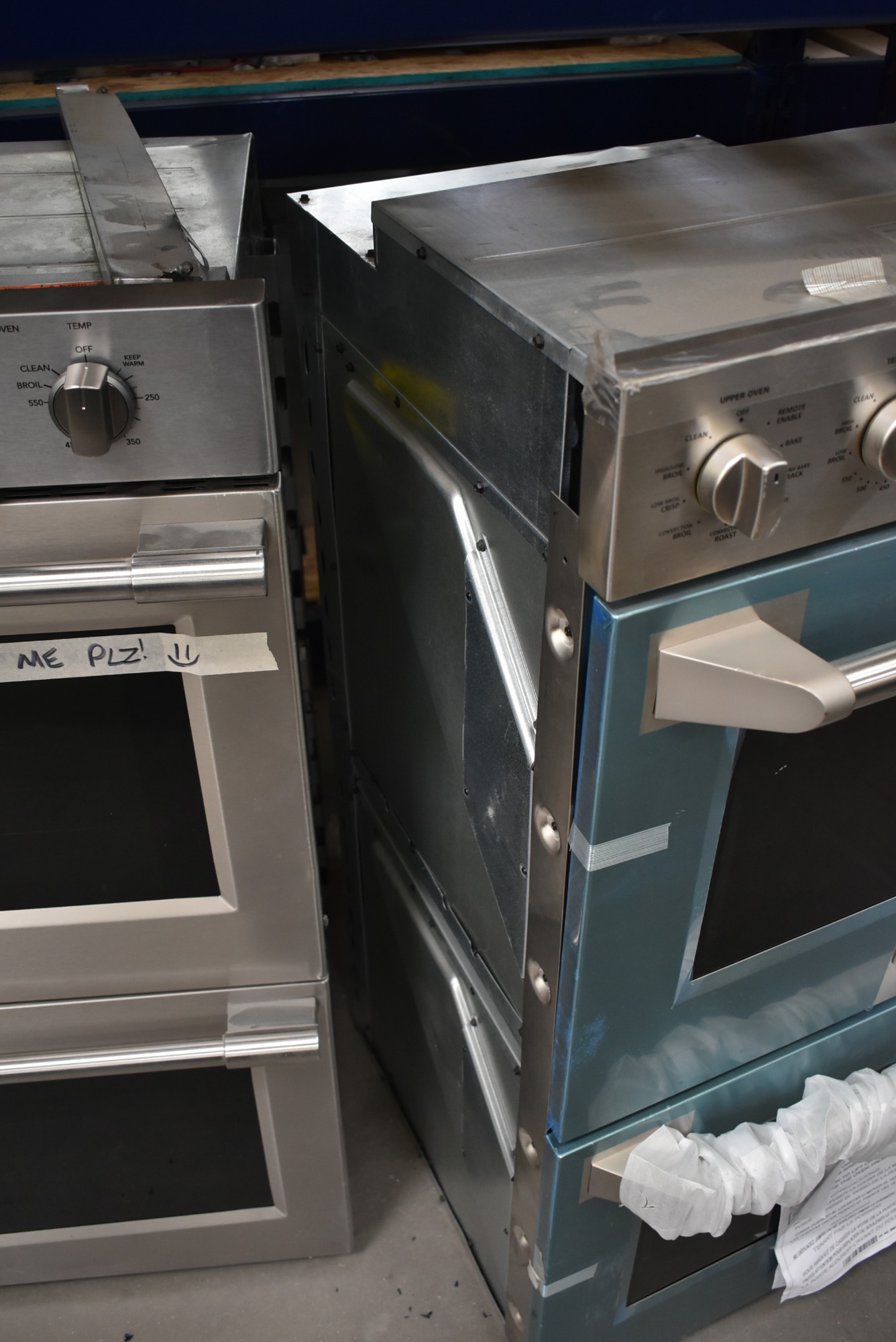 Ge Monogram Zet2phss 30 Stainless Double Electric Wall Oven Nob
