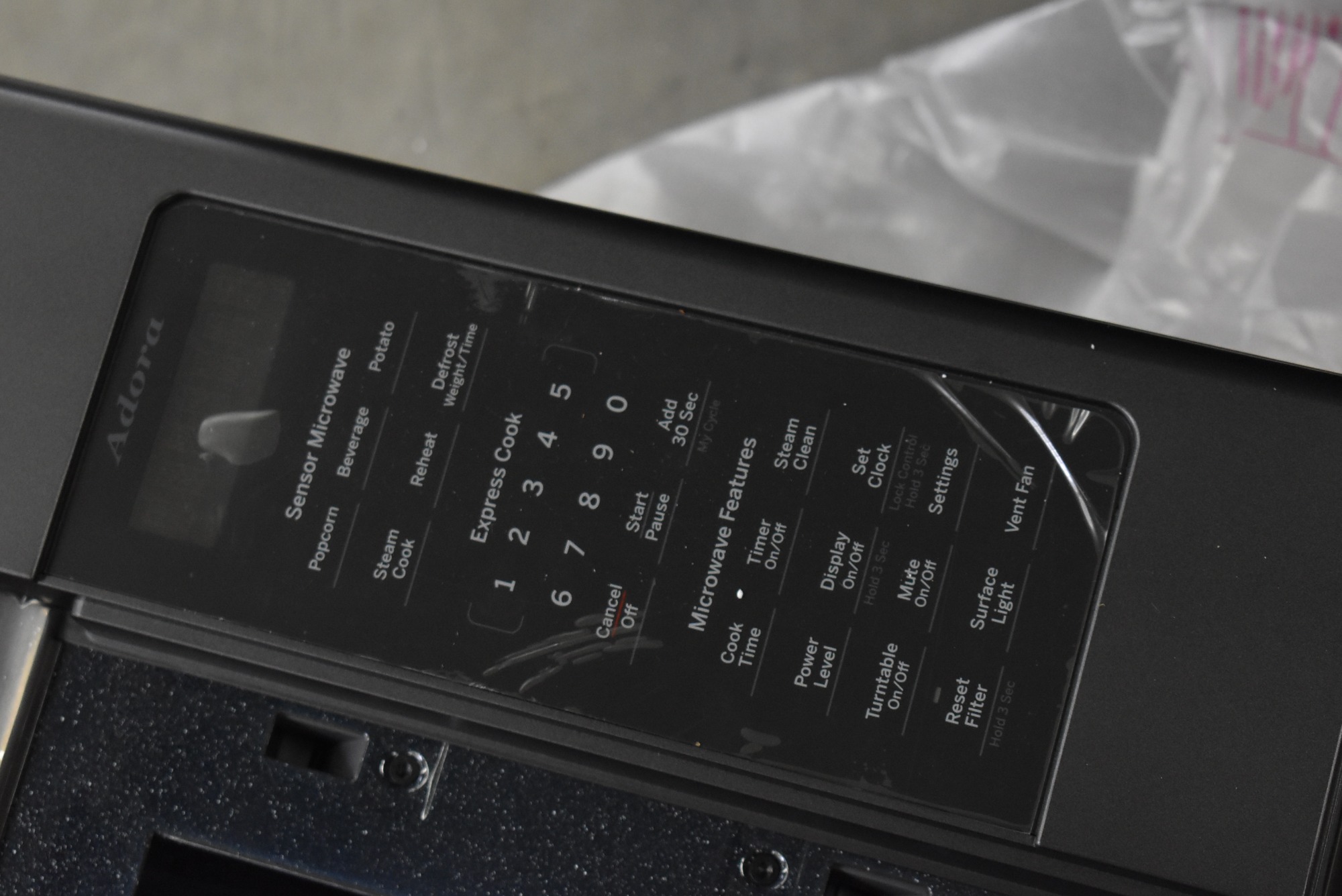 GE Adora DVM7195FLDS 30" Black Slate Over-The-Range Microwave NOB