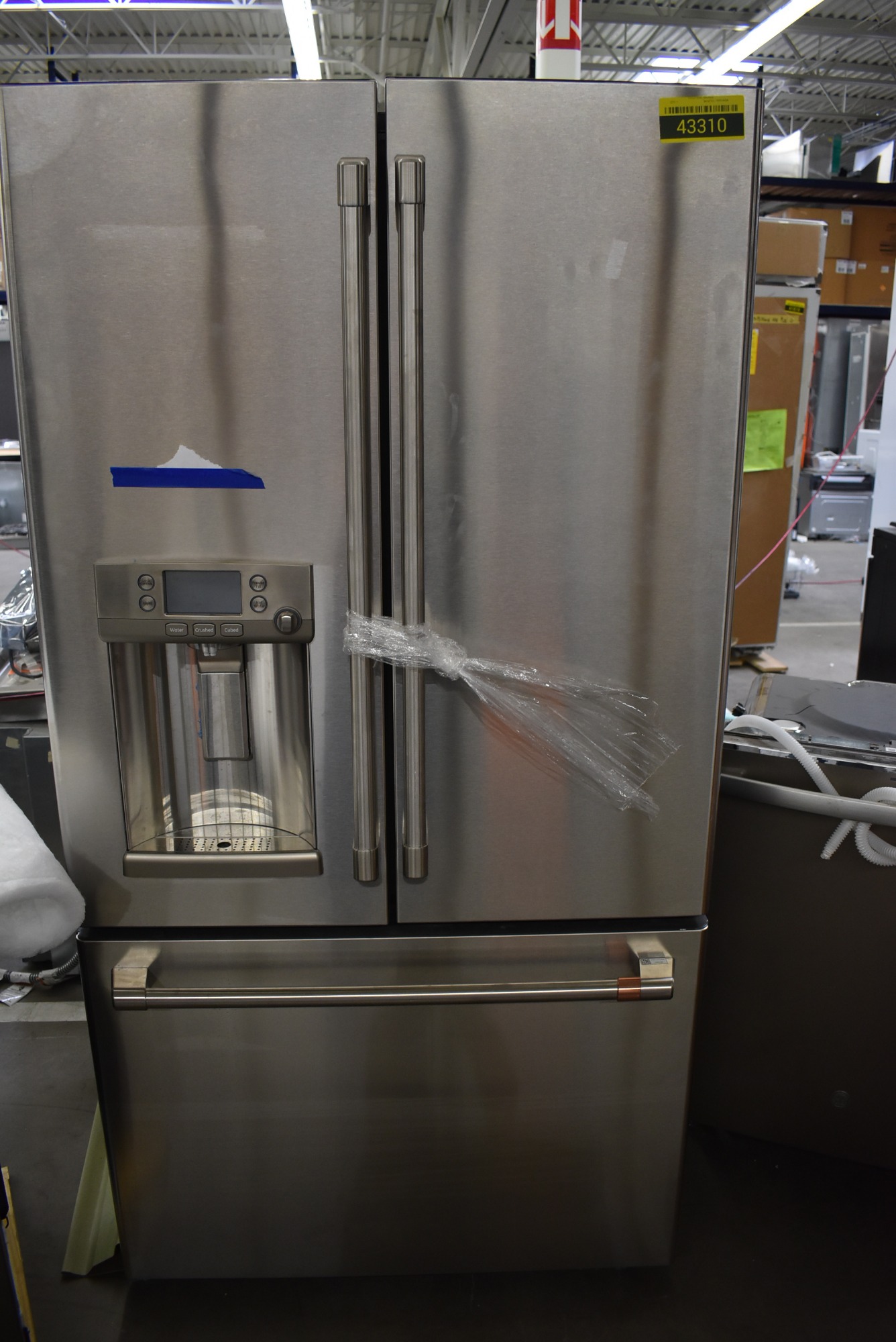 Ge Cafe Cye22tp2ms1 36 Stainless Cd French Door Refrigerator