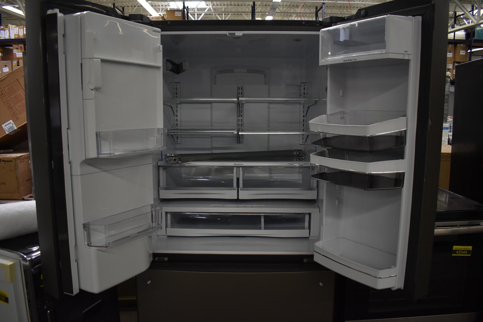 Ge Profile Pfe28kmkes 36 Slate French Door Refrigerator Nob