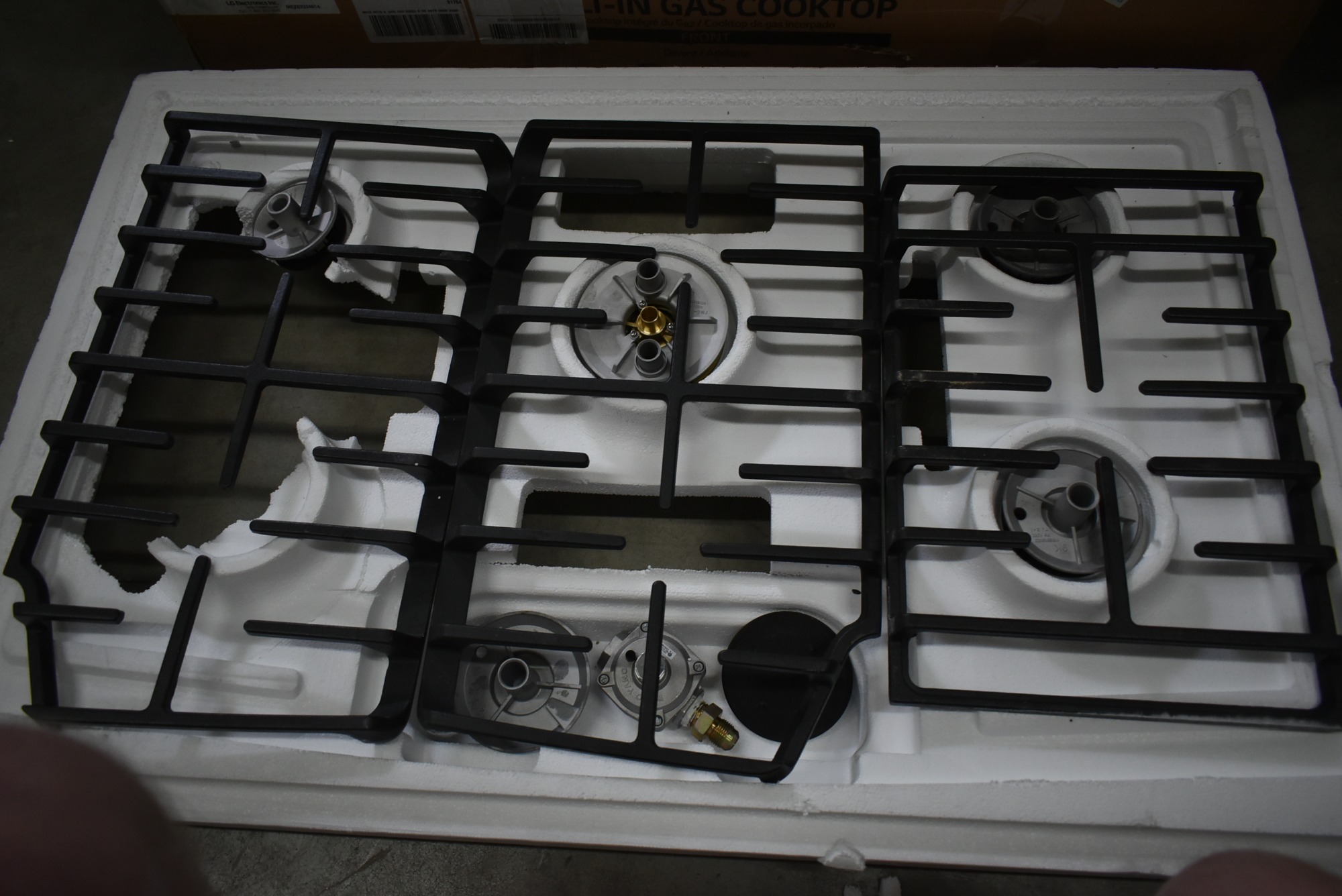 Lg Lscg367st 36 Stainless 5 Burner Gas Cooktop 43589 Hrt