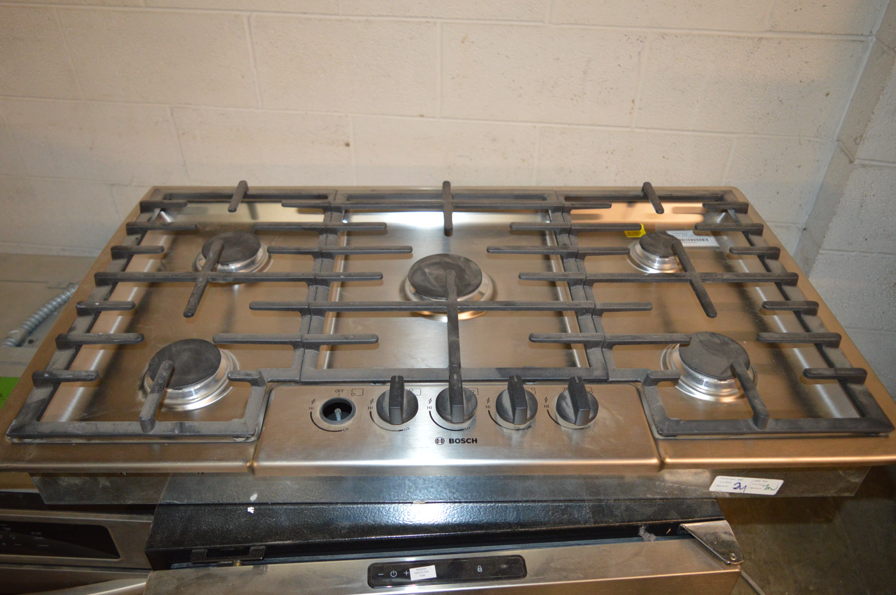 Bosch Ngm5655uc 36 Stainless Gas Cooktop W 5 Sealed Burners