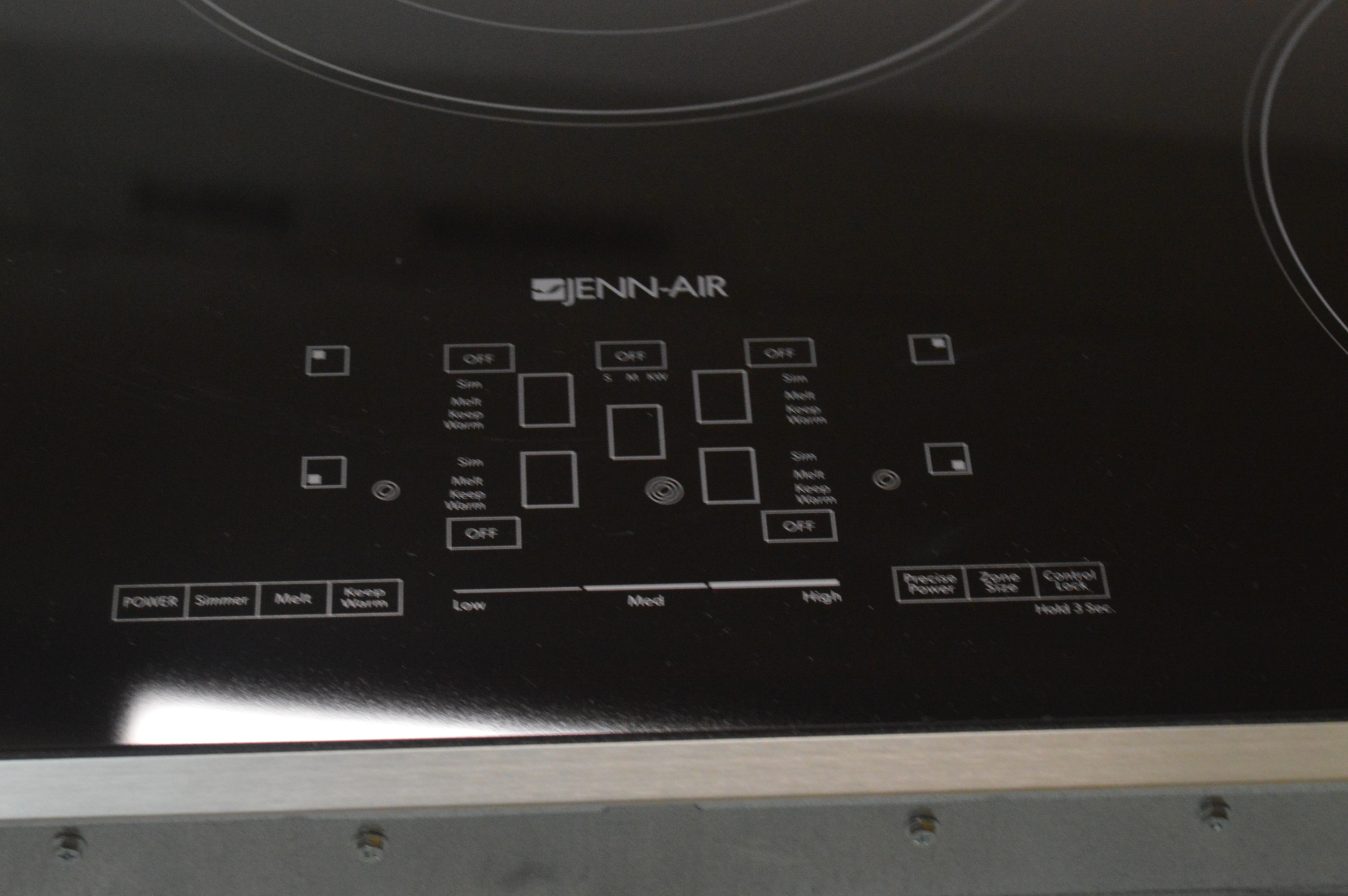 JennAir JEC4536BS 36" Black Stainless Electric Cooktop 6374 eBay