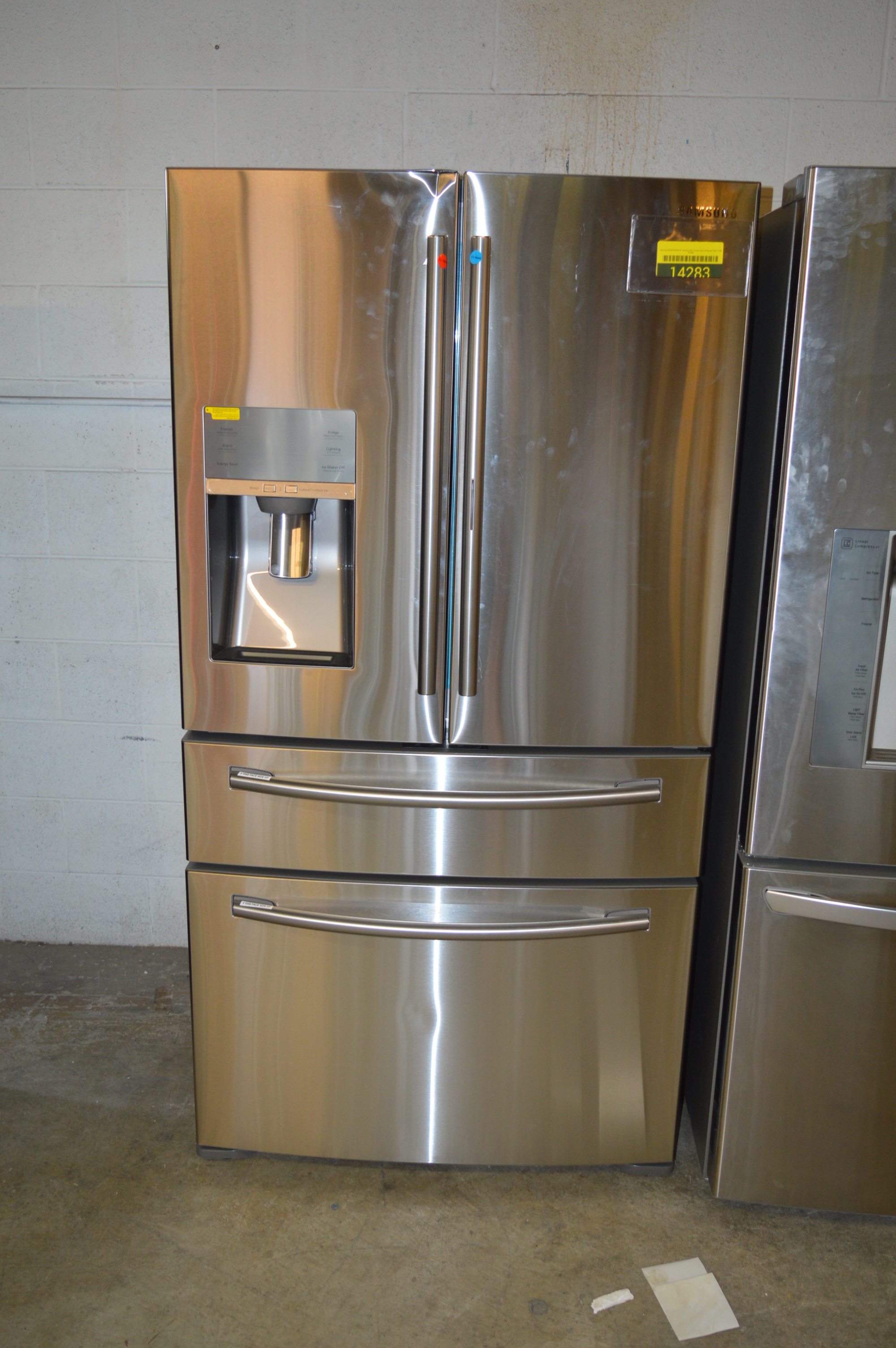 Samsung RF22KREDBSR 36" Stainless French Door Refrigerator NOB CLW T2