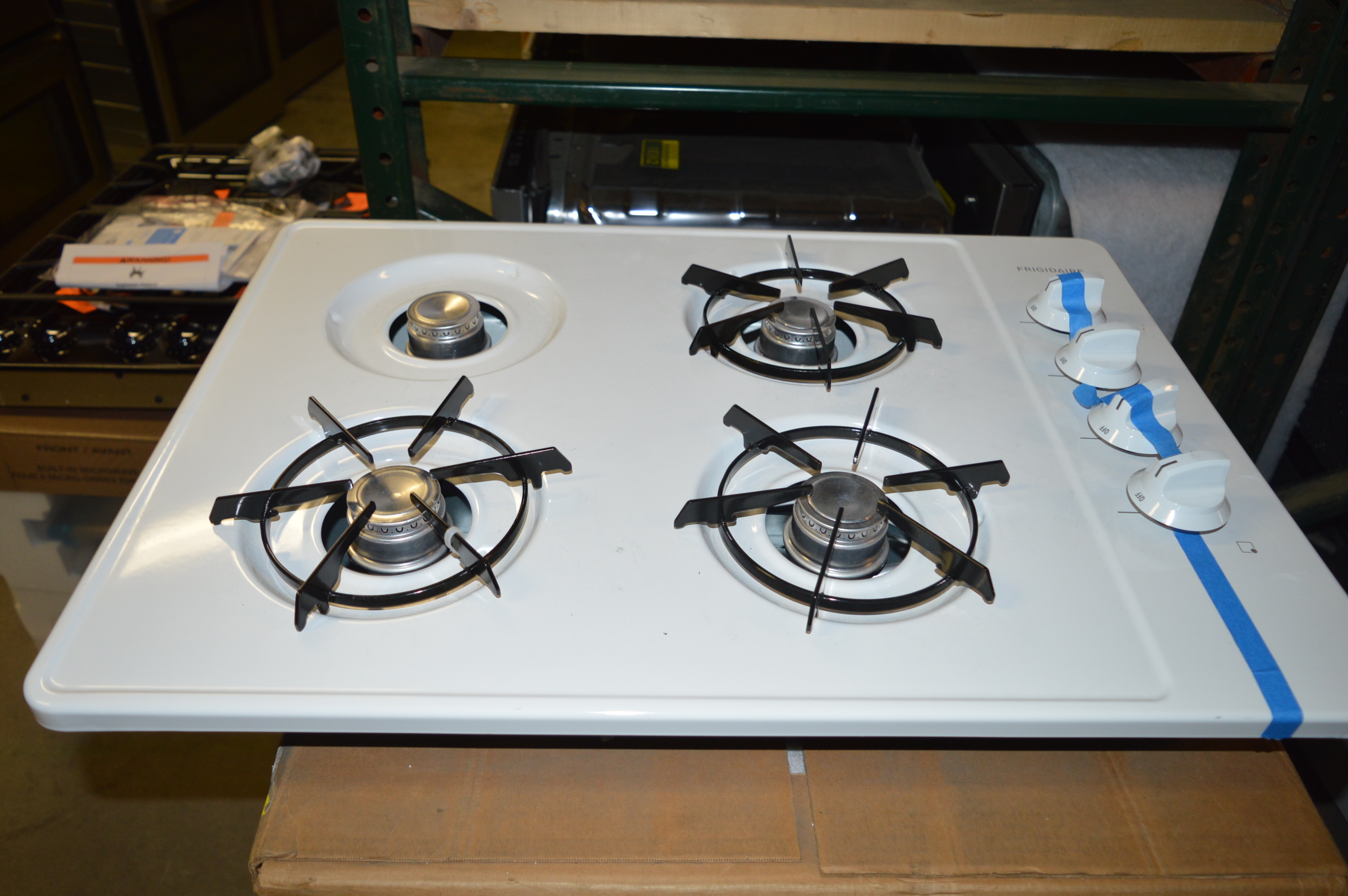 Frigidaire Ffgc3005lw 30 White Gas 4 Burner Cooktop 19586