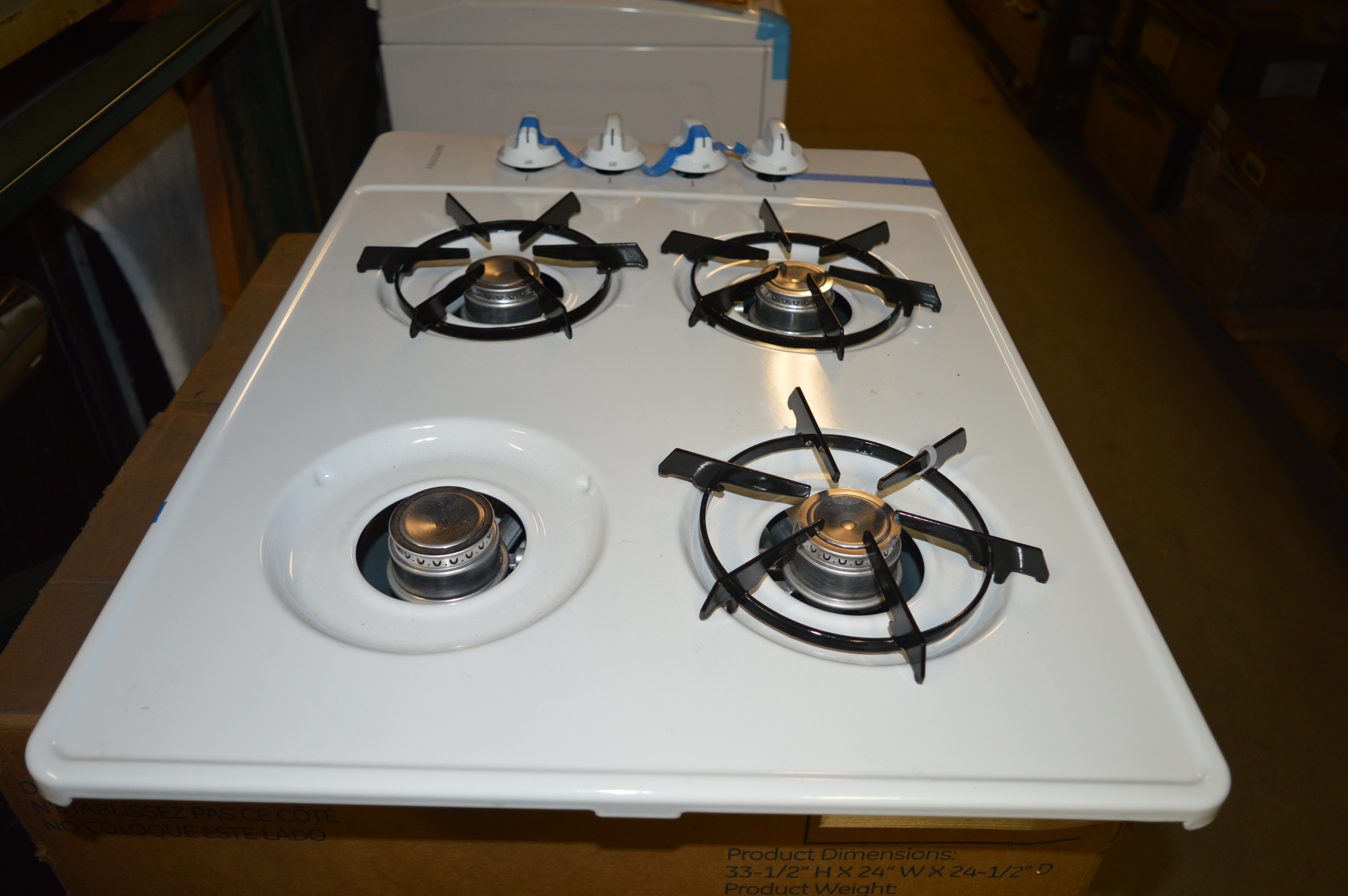 Frigidaire Ffgc3005lw 30 White Gas 4 Burner Cooktop 19586