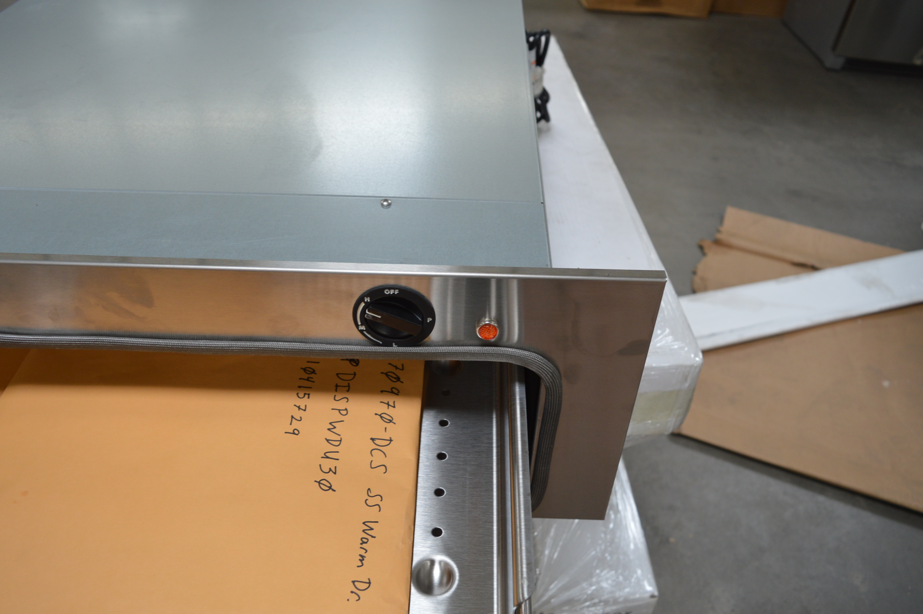 Dcs Wdv30 30 Stainless Warming Drawer 1 6 Cu Ft 500 Watt Nob
