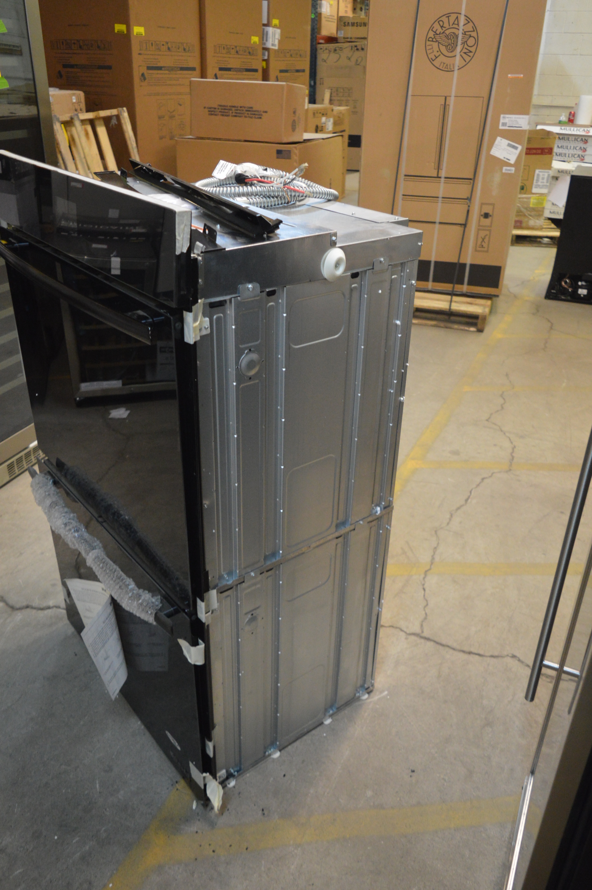 JennAir JJW2830DB 30" Black Floating Glass Double Wall Oven NOB 5407