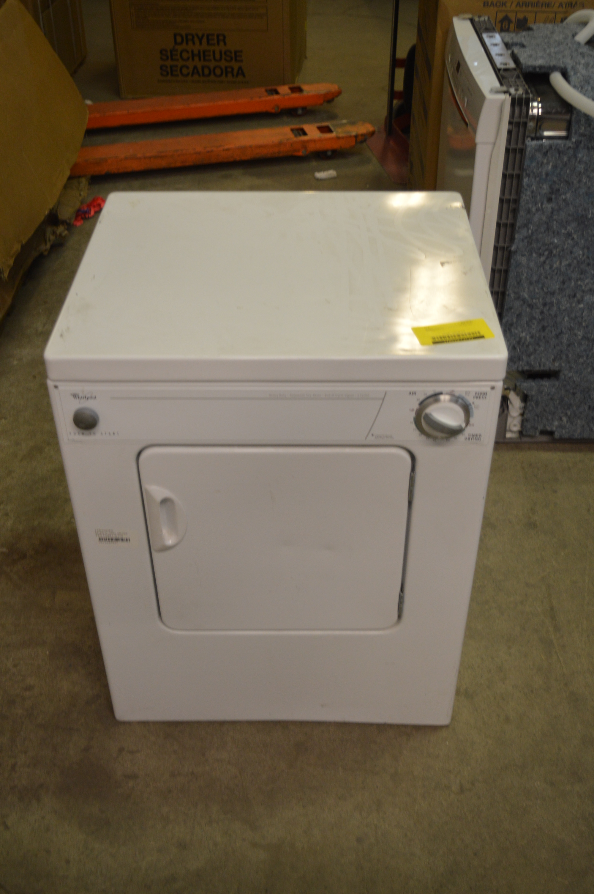 Whirlpool LER3622PQ 24" White Compact Electric Dryer NOB 12719 eBay